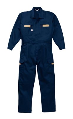 画像3: 8700 ストライプ調つなぎ服（4色） (3)