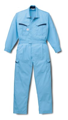 画像2: 8900 防臭消臭抗菌つなぎ服（3色） (2)