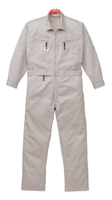 画像2: 6900 腰割れ式つなぎ服（3色） (2)