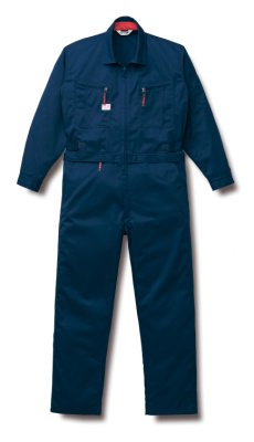 画像3: 6900 腰割れ式つなぎ服（3色） (3)