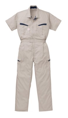 画像4: 8901 防臭消臭抗菌 半袖ツヅキ服（3色） (4)