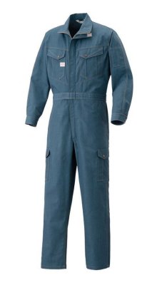 画像2: 6300 つなぎ服 ・デニム風(3色) (2)