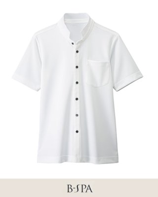 画像2: 23304 スタンドカラーシャツ・兼用 (3色) (2)