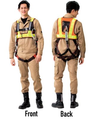 画像6: az8716 ラッセルメッシュベスト・フルハーネス対応(4色) (6)