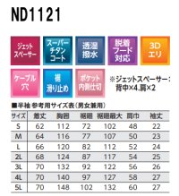 画像1: ND1121【ブルゾンのみ】NSP空調服(R)／半袖・スーパーチタン