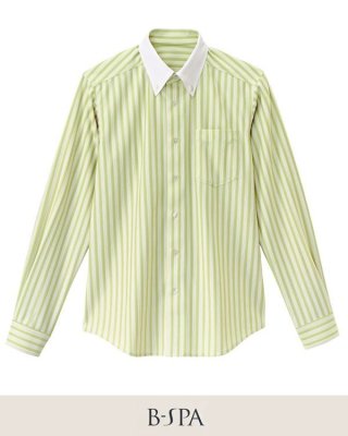 画像2: 24310 男女兼用ボタンダウンシャツ (4色) (2)