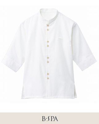 画像4: 24307 七分袖マオカラーシャツ・兼用 (5色) (4)