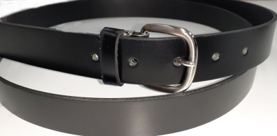 画像2: 0003 牛革ベルト（ウエスト90〜165cmまで）黒 (2)