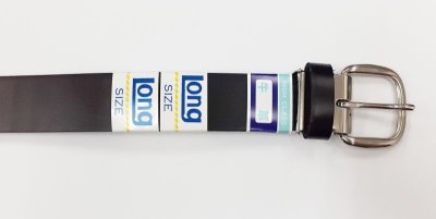 画像3: 0003 牛革ベルト（ウエスト90〜165cmまで）黒 (3)