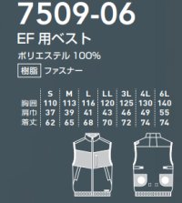 画像1: 7509-06【セット】G.G.ブルゾン・ファン・バッテリー(充電器付)／ベスト