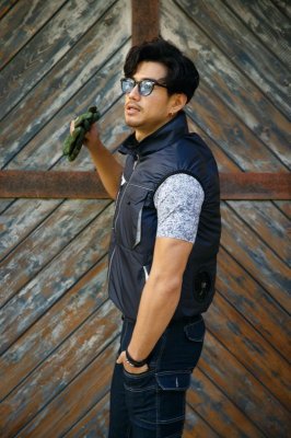 画像3: 26878【セット】エアセンサーブルゾン・ファン・バッテリー(充電器付)／ベスト (3)