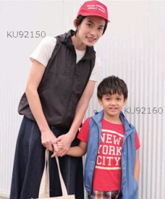 画像3: KU92160【ブルゾンのみ】空調服(R)／キッズベスト(フード) (3)