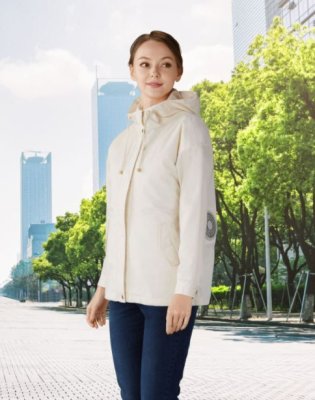 画像3: 87500【ブルゾンのみ】自重堂空調服(R)／レディース・マウンテンパーカー (3)