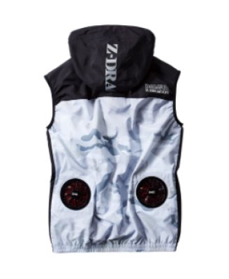 画像4: 74230【ブルゾンのみ】自重堂Z-DRAGON空調服(R)／フードベスト (4)