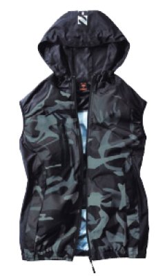 画像6: 74230【ブルゾンのみ】自重堂Z-DRAGON空調服(R)／フードベスト (6)