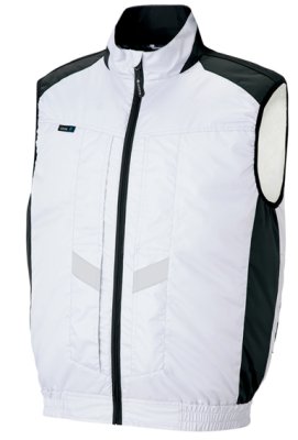 画像5: AZ-50297【空調服(R)セット】ブルゾン・ファン・バッテリー(充電器付)／ベスト(遮熱シェード)[スペーサーパッド対応] (5)