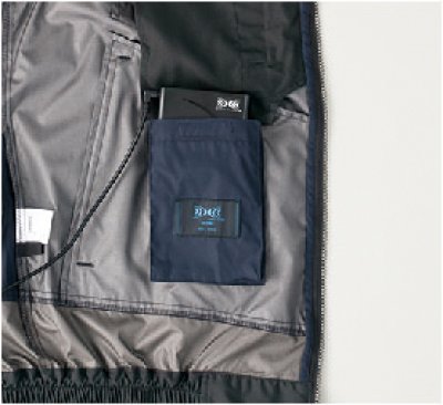 画像11: KU92120【空調服(R)セット】空調服(R)ブルゾン・ファン・バッテリー(充電器付)/ベスト(フルハーネス)・遮熱 (11)
