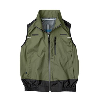 画像6: KU92120【空調服(R)セット】空調服(R)ブルゾン・ファン・バッテリー(充電器付)/ベスト(フルハーネス)・遮熱 (6)
