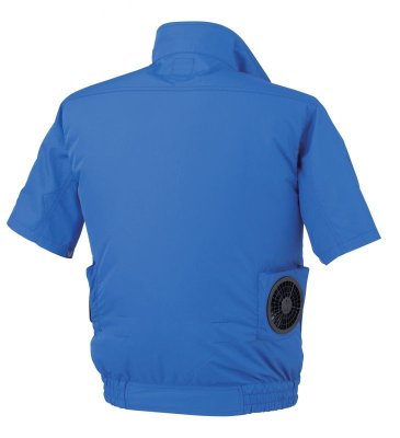 画像7: XE98022【空調服(R)セット】ブルゾン・ファン・バッテリー(充電器付)／半袖(テクノクリーン)・サイドファン (7)