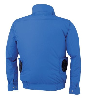 画像7: XE98021【空調服(R)セット】ブルゾン・ファン・バッテリー(充電器付)／長袖(テクノクリーン)・サイドファン (7)