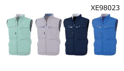 画像8: XE98023【空調服(R)セット】ブルゾン・ファン・バッテリー(充電器付)/ベスト(テクノクリーン)・サイドファン (8)