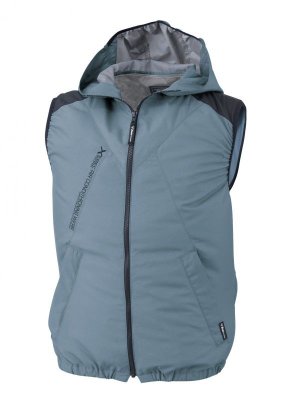 画像6: XE98024【ブルゾンのみ】ジーベック空調服(R)/遮熱ベスト(フード)・サイドファン (6)