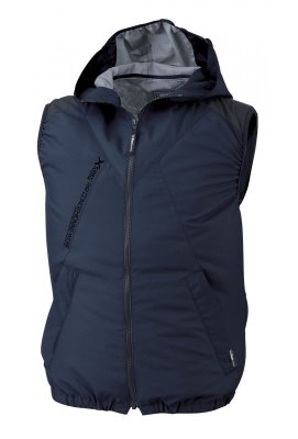 画像3: XE98024【ブルゾンのみ】ジーベック空調服(R)/遮熱ベスト(フード)・サイドファン (3)