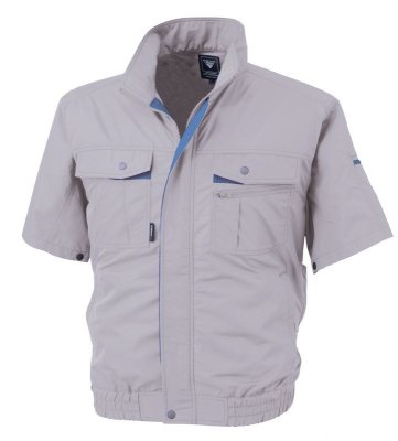 画像4: XE98022【空調服(R)セット】ブルゾン・ファン・バッテリー(充電器付)／半袖(テクノクリーン)・サイドファン (4)