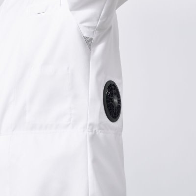 画像9: KC8717【コックコートのみ】空調服(R)コックコート/半袖 (9)