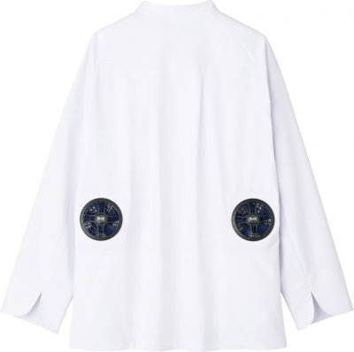 画像4: KC8716【コックコートのみ】空調服(R)コックコート／長袖 (4)