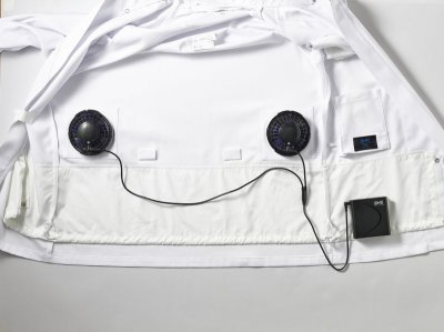 画像8: KC8716【コックコートのみ】空調服(R)コックコート／長袖 (8)