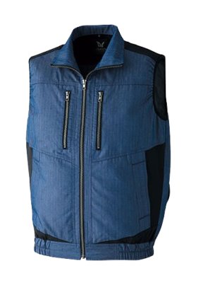画像3: 9201【空調服(R)セット】ブルゾン・ファン・バッテリー(充電器付)/ベスト・ヘリンボーン (3)