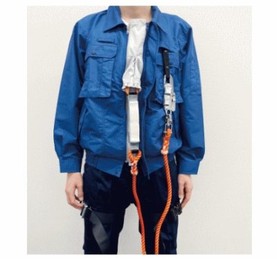 画像3: AT2101 空調服(R)ランヤード取り出しアタッチメント(2色) (3)