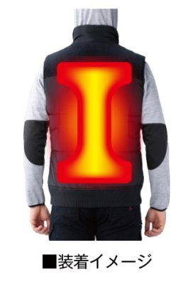 画像5: 【LIバッテリー用】FG10010 電熱パッド(空調服バッテリー対応) (5)