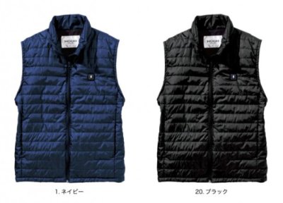 画像6: 【HOOH用】1088 ヒートベスト・立衿(2色)(選べるバッテリー有無) (6)