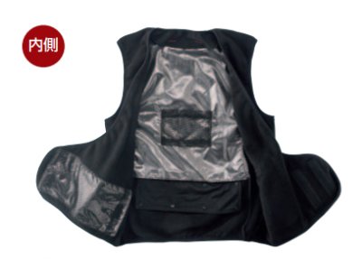 画像3: 【LIバッテリー用】NC5042 Nヒートベスト+NZ-RHEAT発熱体2枚付(選べるバッテリー有無) (3)