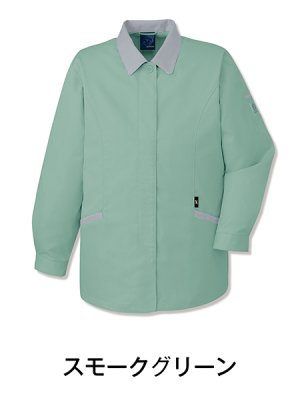 画像3: 43805 レディース長袖スモック（4色） (3)