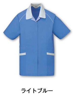 画像2: 46835 半袖スモック（2色） (2)