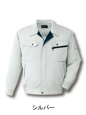 画像3: 82200 製品制電吸湿発熱 長袖ブルゾン（4色） (3)