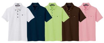 画像11: az7667 半袖ポロシャツ (5色) (11)