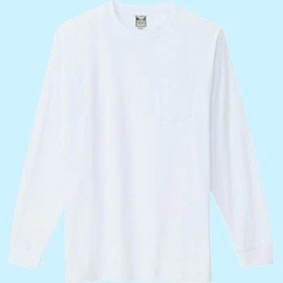 画像3: az10530 長袖Tシャツ・綿100％（10色） (3)