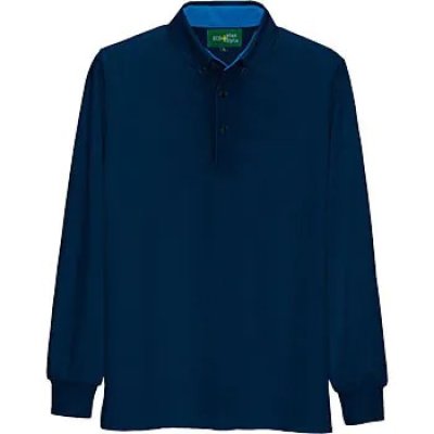 画像6: az50012 制電長袖ポロシャツ・ボタンダウン・吸汗速乾（6色） (6)