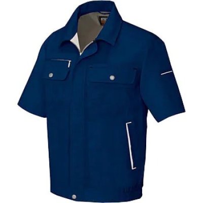 画像5: az5561 半袖ブルゾンB（8色） (5)