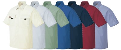 画像9: az5576 半袖シャツ・夏（7色） (9)