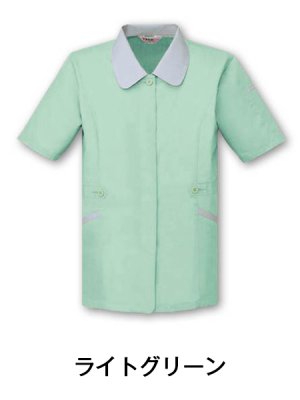 画像3: 45335 レディース半袖スモック（4色） (3)