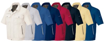 画像10: az5561 半袖ブルゾンB（8色） (10)