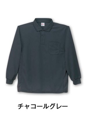 画像14: 47654 長袖ポロシャツ・吸汗速乾（10色） (14)