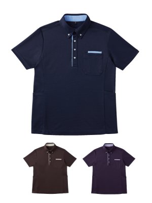 画像15: WH90918 半袖BDポロシャツ・男女兼用 (3色) (15)