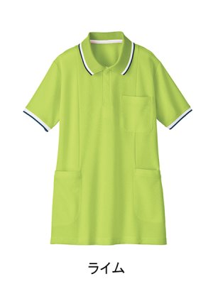 画像5: WH90338 半袖ロングポロシャツ・レディース (10色) (5)