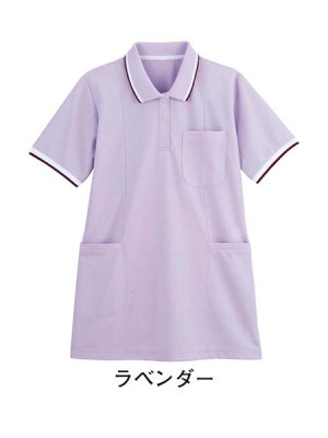 画像2: WH90338 半袖ロングポロシャツ・レディース (10色) (2)